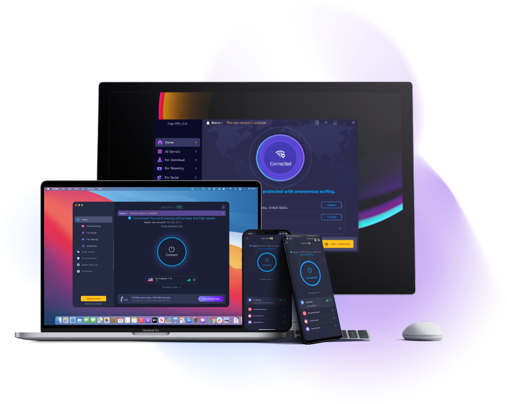 БЕСПЛАТНЫЙ VPN от iTop защищает вашу конфиденциальность в Интернете